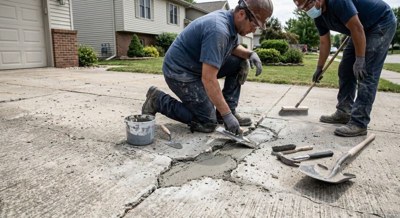 Pool Slab Repair in West Des Moines, IA
