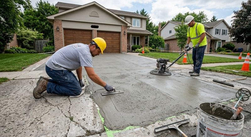Cement Resurfacing in West Des Moines, IA
